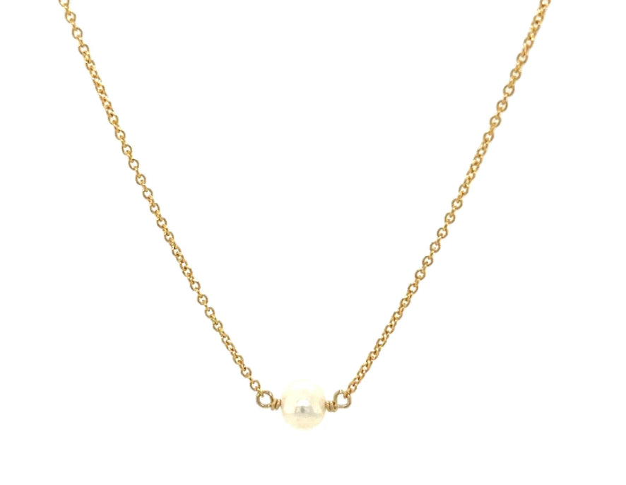 Semi Precious Freshwater Pearl Necklace