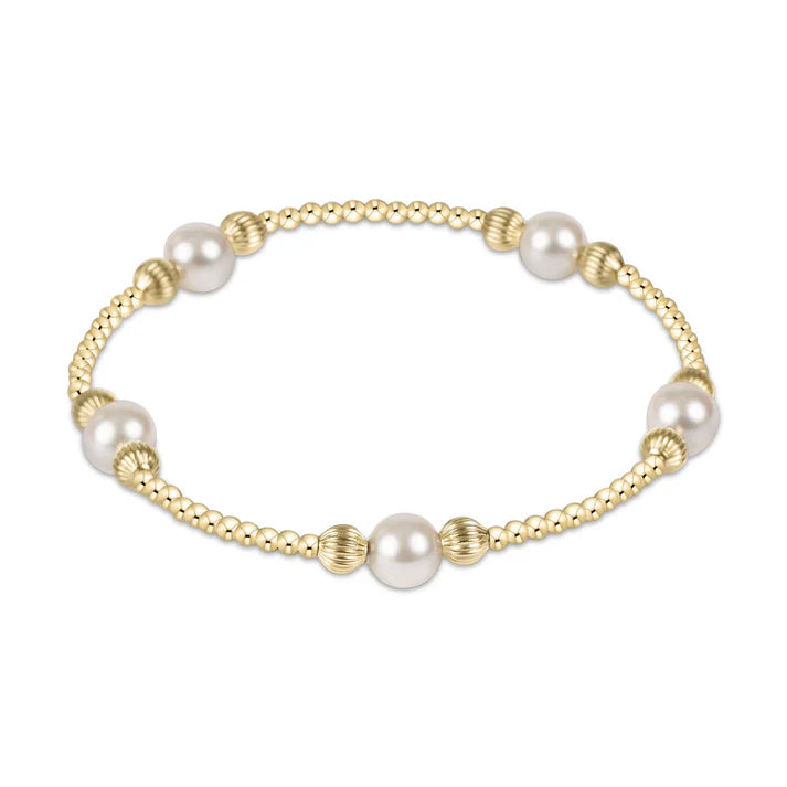 Purpose Pearl 6mm Bead Bracelet - Dignity