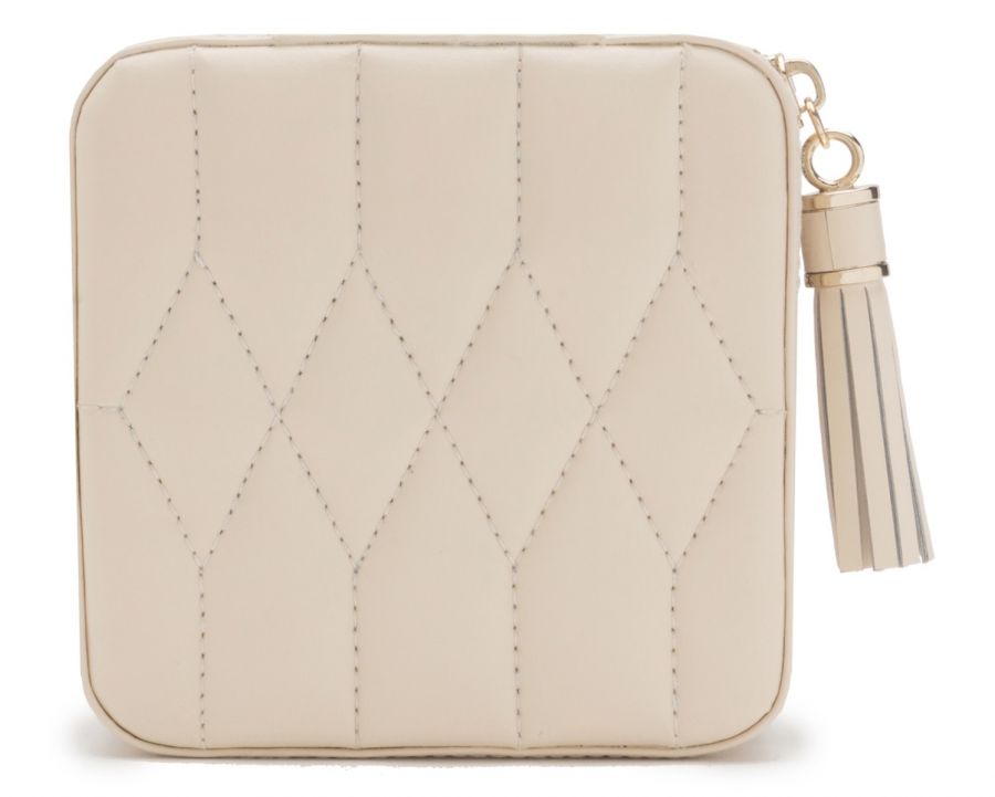 Caroline Zip Travel Case Ivory