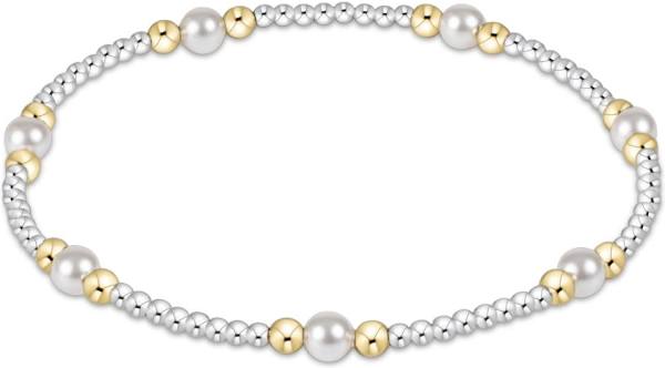 Purpose Pearl 4mm Bead Bracelet - Mixed Metal