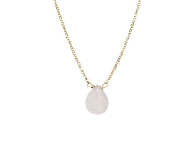Semi Precious Clear Quartz Necklace