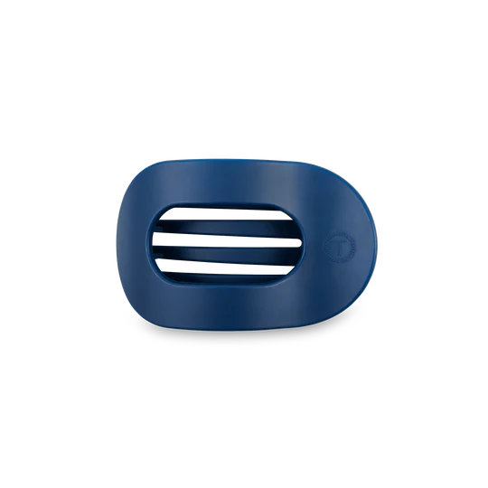 Midnight Rain Small Flat Round Hair Clip