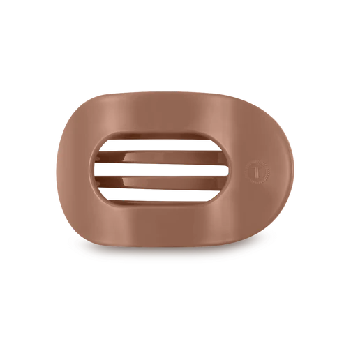 Mocha Mousse Medium Flat Round Hair