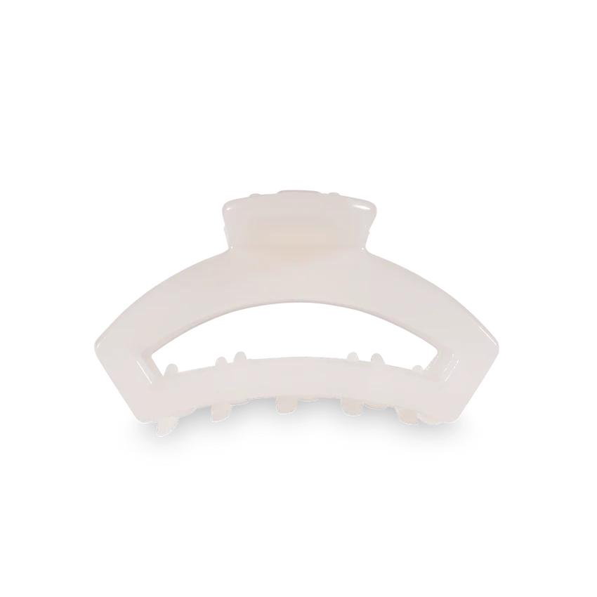 Open Coconut White medium Hair Clip