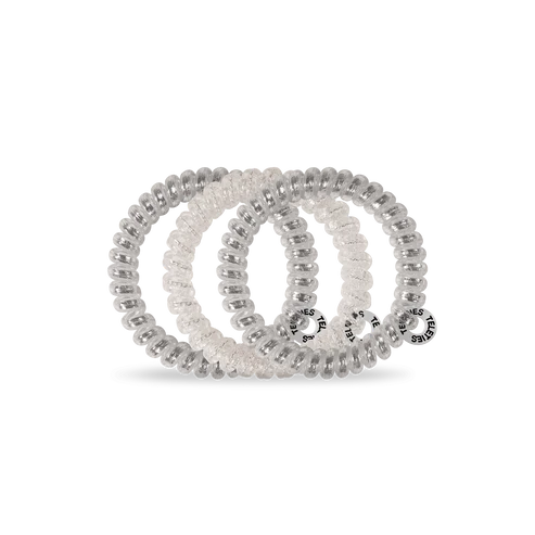 Silver Slay Small Hair Ties