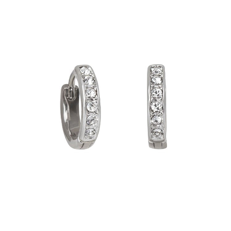 SLV Hoop Earrings Thankful/Ring Silver
