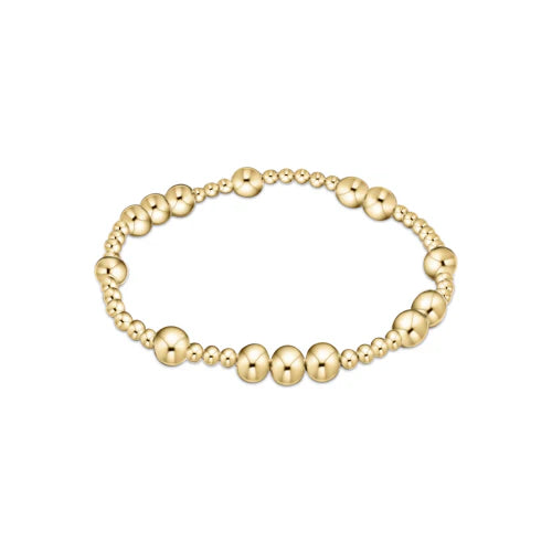 Hope Unwritten 5mm Bead Bracelet-Gold