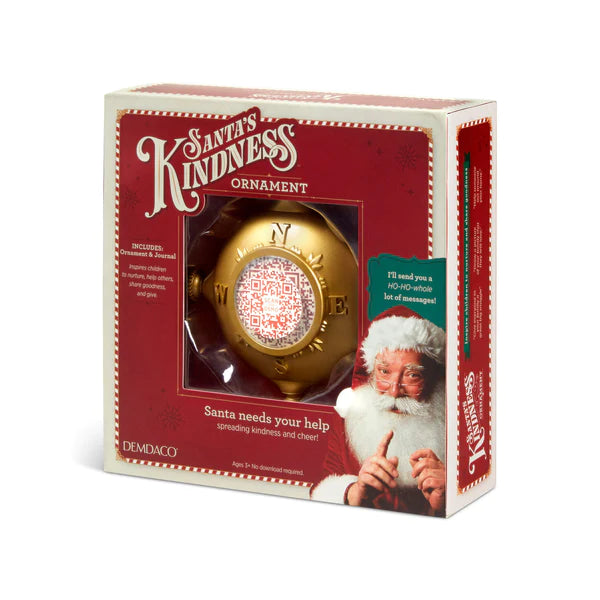Santa's Kindness Ornament and Book