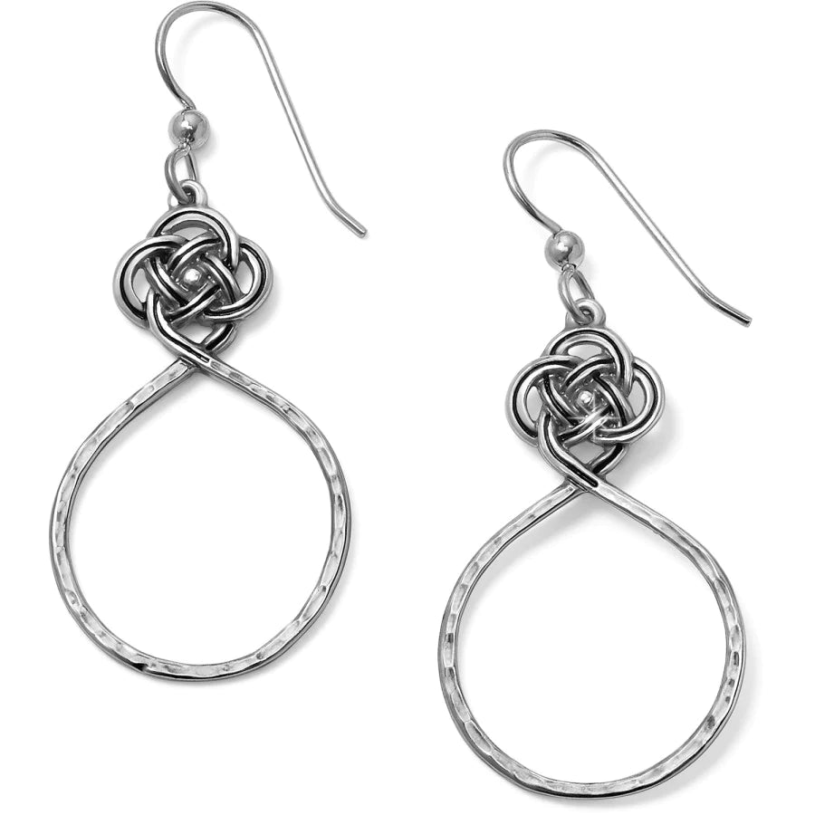 Interlok Petit Knot Circle French Wire Earrings