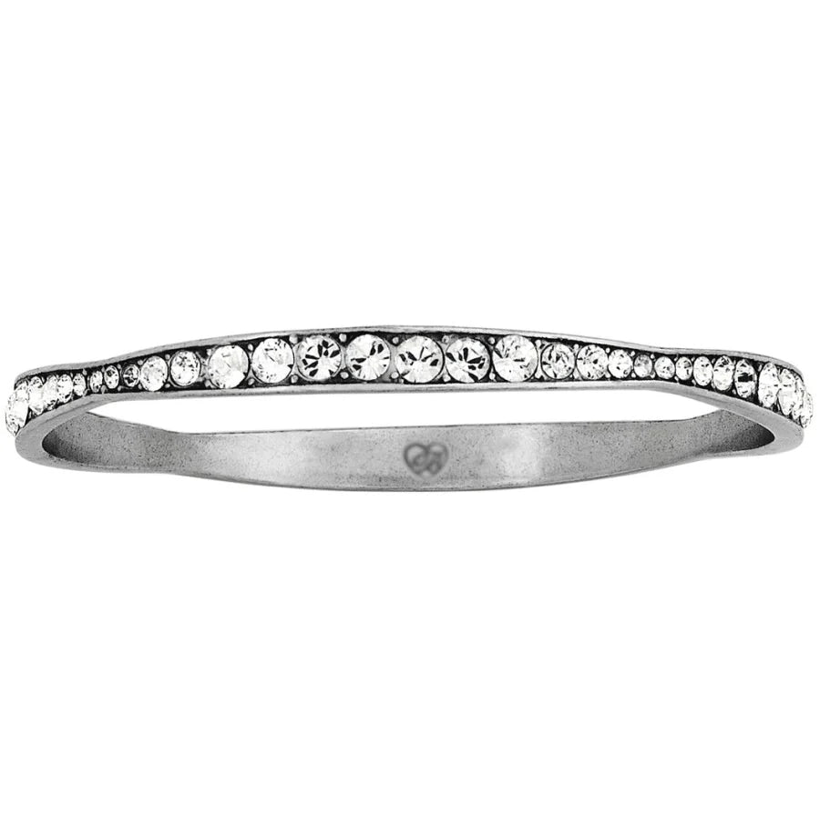 Light Hearted Crystal Bangle Bracelet