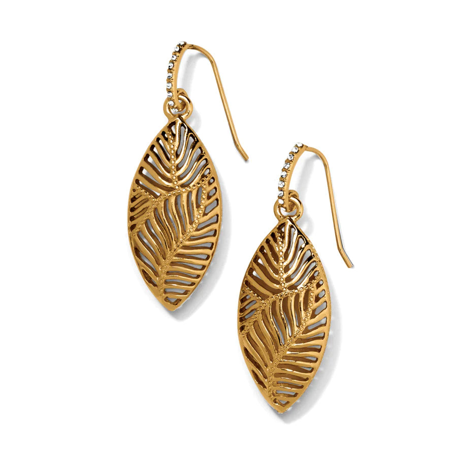 Palmetto Gold French Wire Earrings