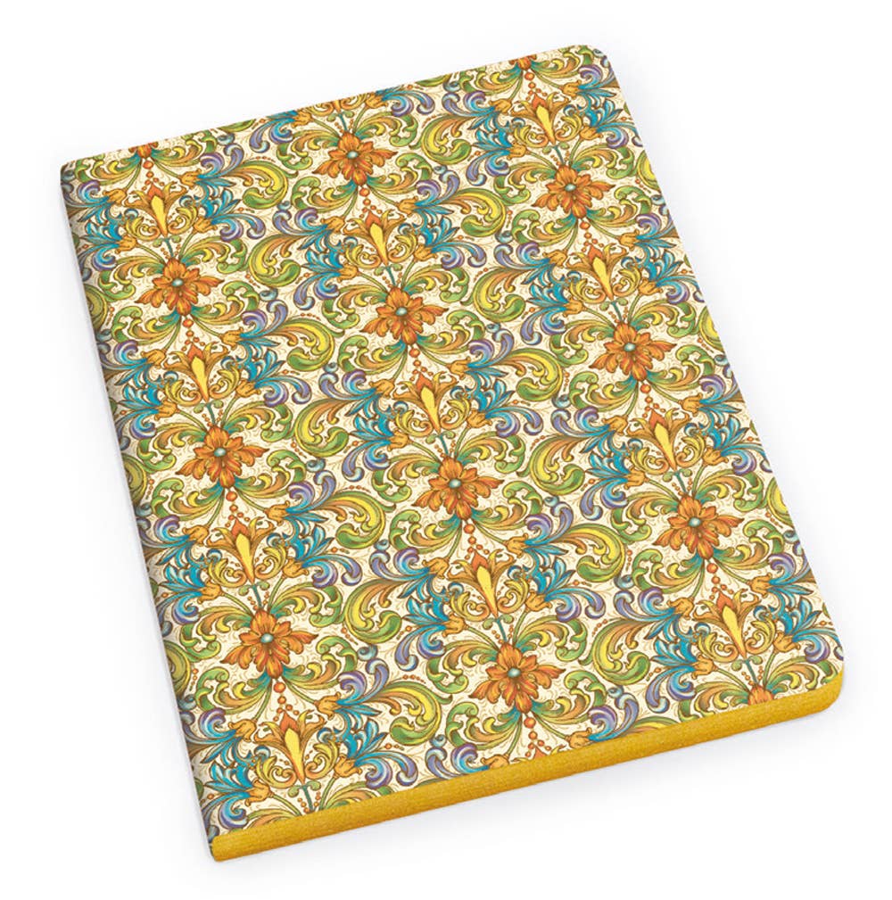 Florentine A6 Gold Edge Notebooks, Italian Stationery