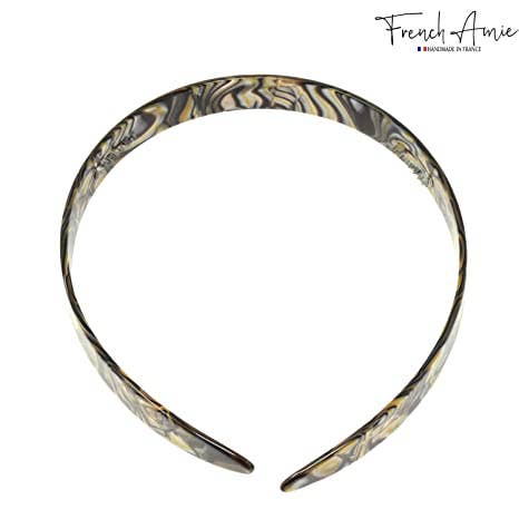 French Amie Wide Headband 1/2" Handmade Cellulose Hair Accessories Women & Girls