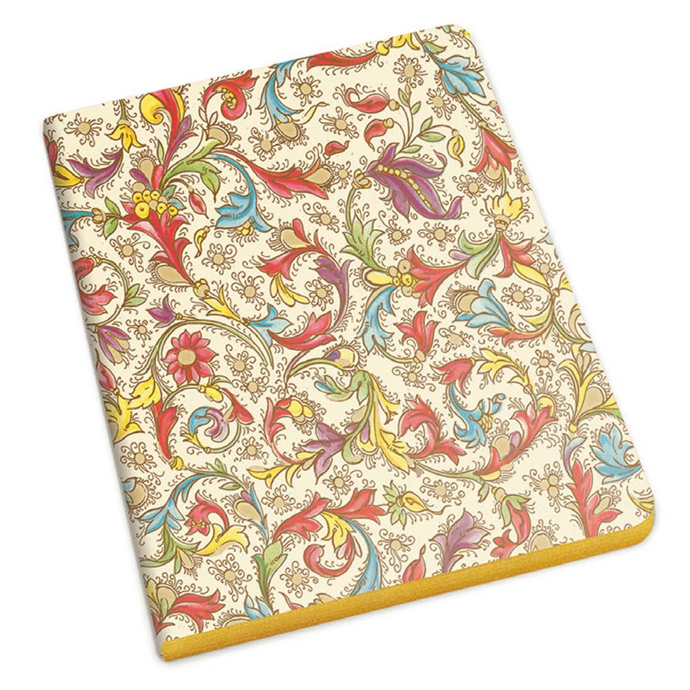 Florentine A6 Gold Edge Notebooks, Italian Stationery