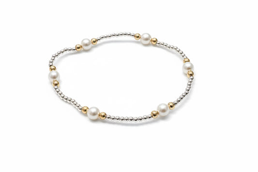 Purpose pearl 5mm -mixed metals