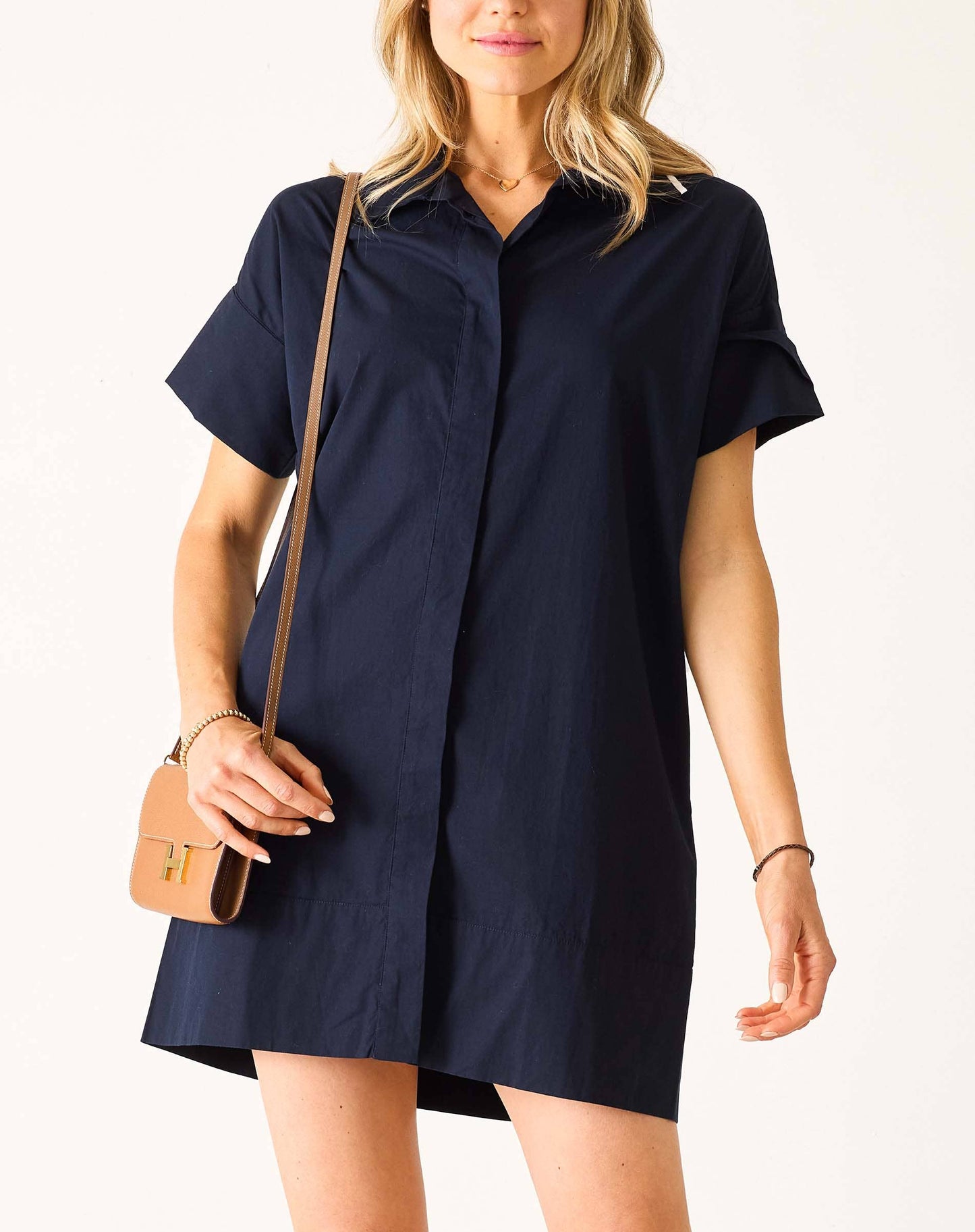 Wide Hem Shirt Dress