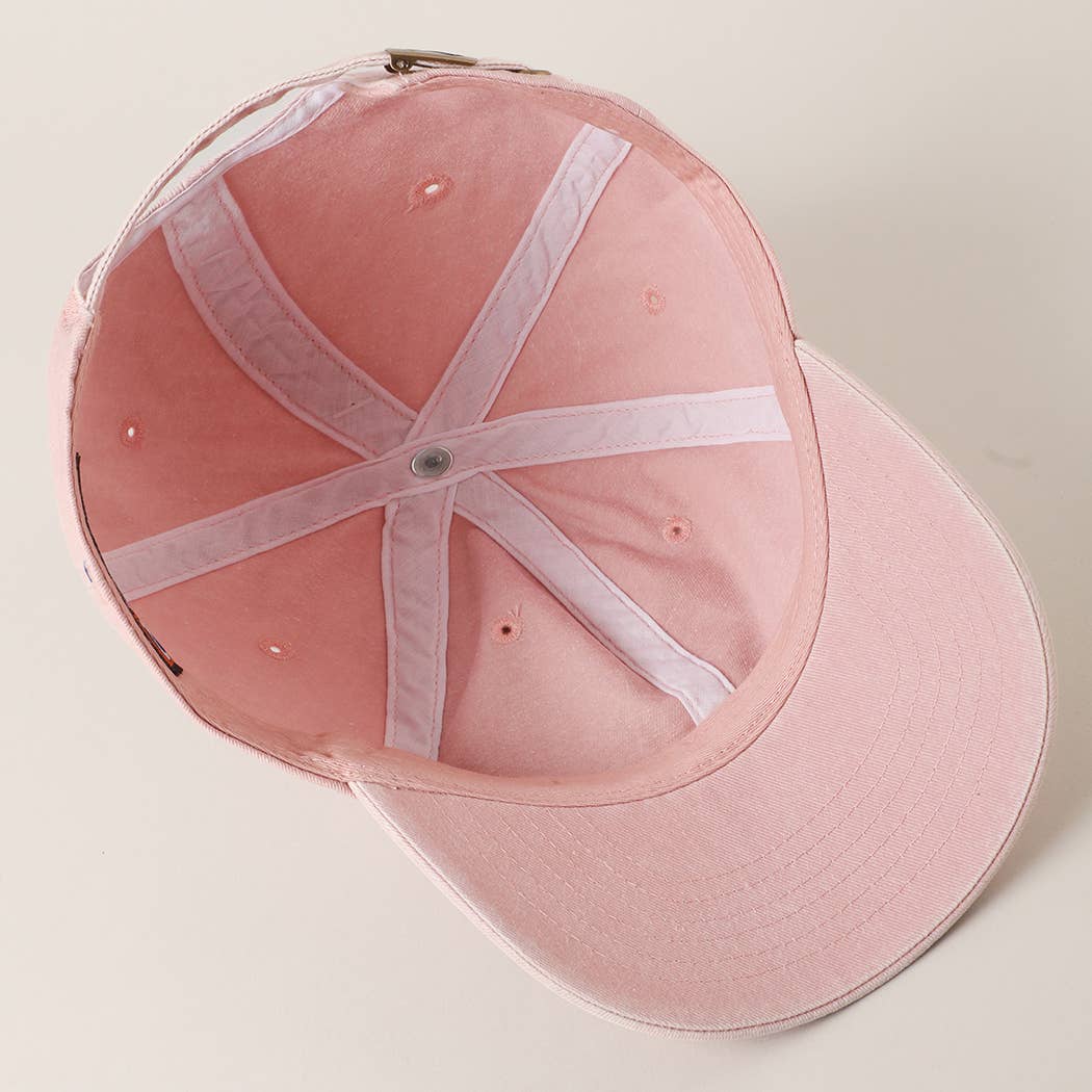 Pastel Tone Pigment Dyed Cotton Baseball Dad Cap