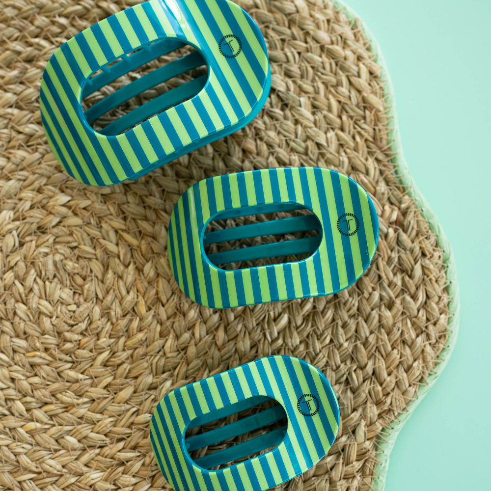 Cabana Cutie | Large | Flat Round Hair Clip