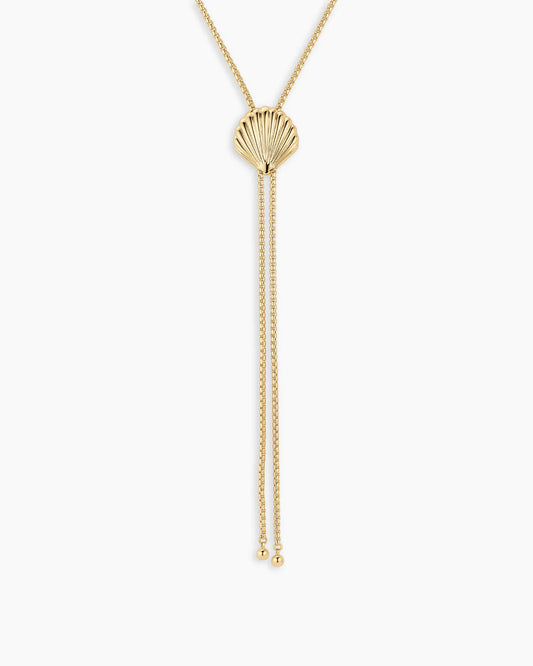 Scallop Bolo Necklace