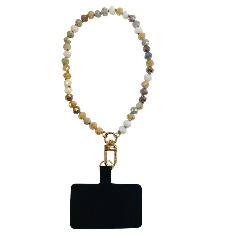 Crystal Beaded Phone Wristlets