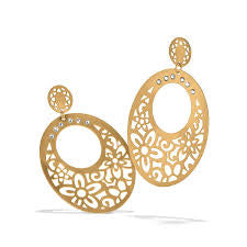 Posh Garden Post Drop Earring