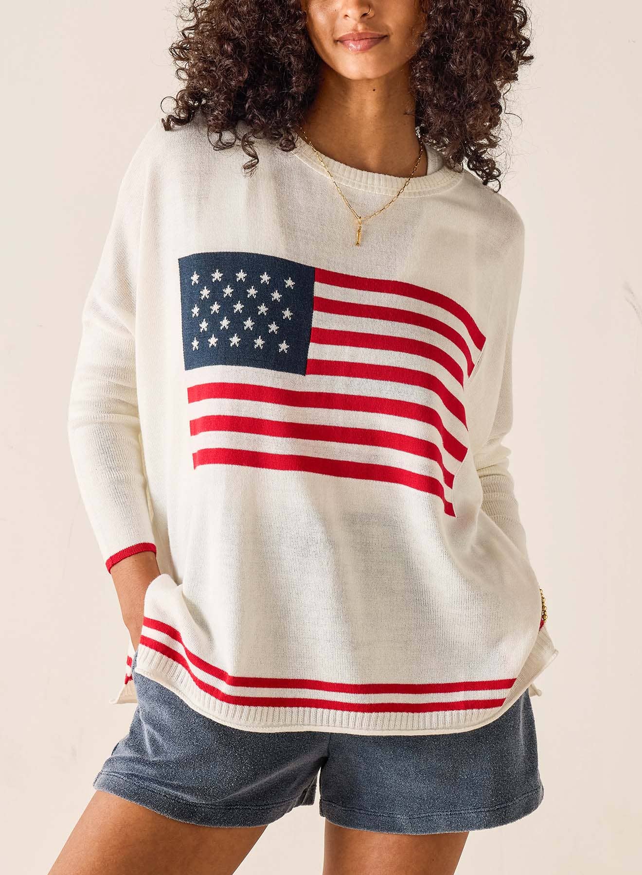 Catalina Flag Sweater - Red, White, and Blue