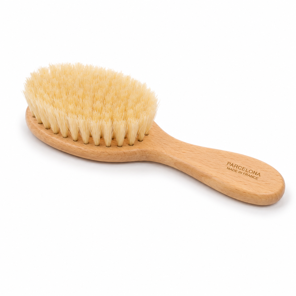 Parcelona French Grooming Combo 6” Celluloid Baby Brush and Comb for Toddlers