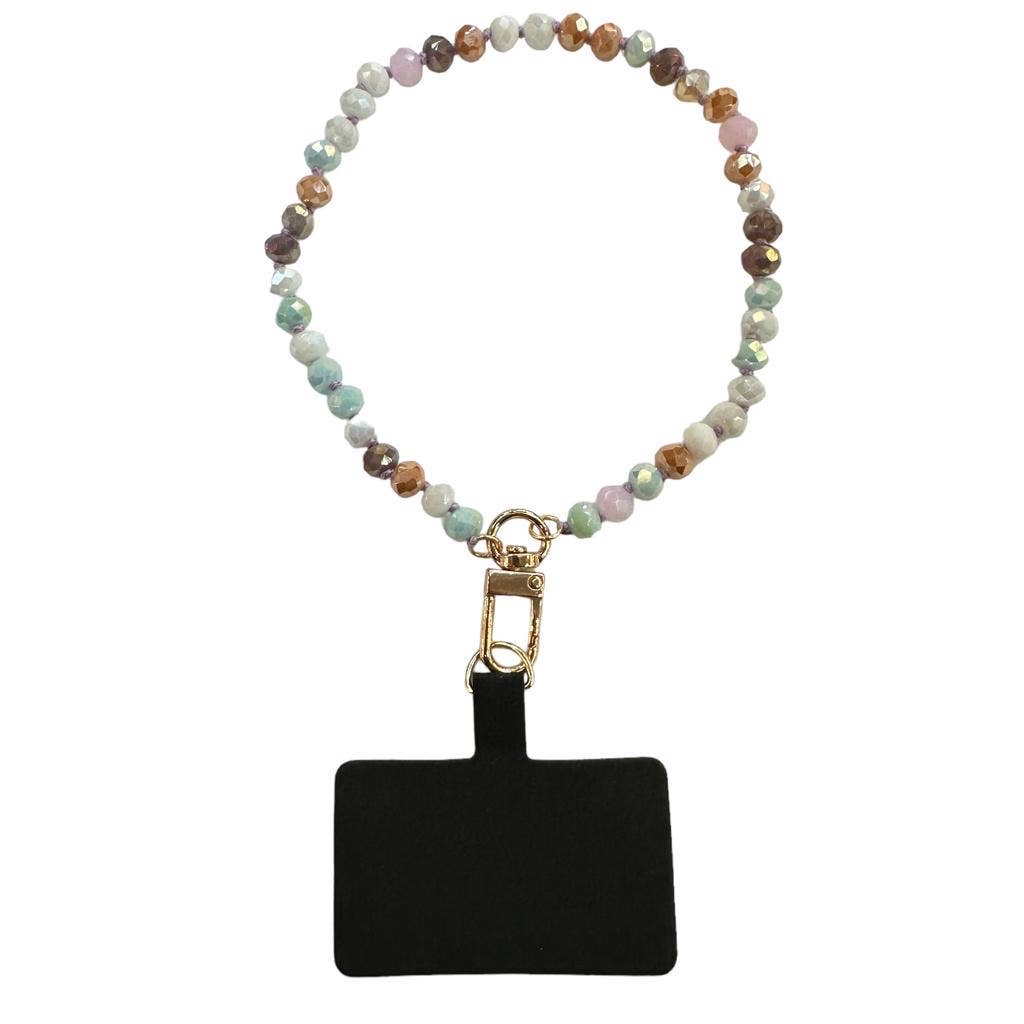 Crystal Beaded Phone Wristlets