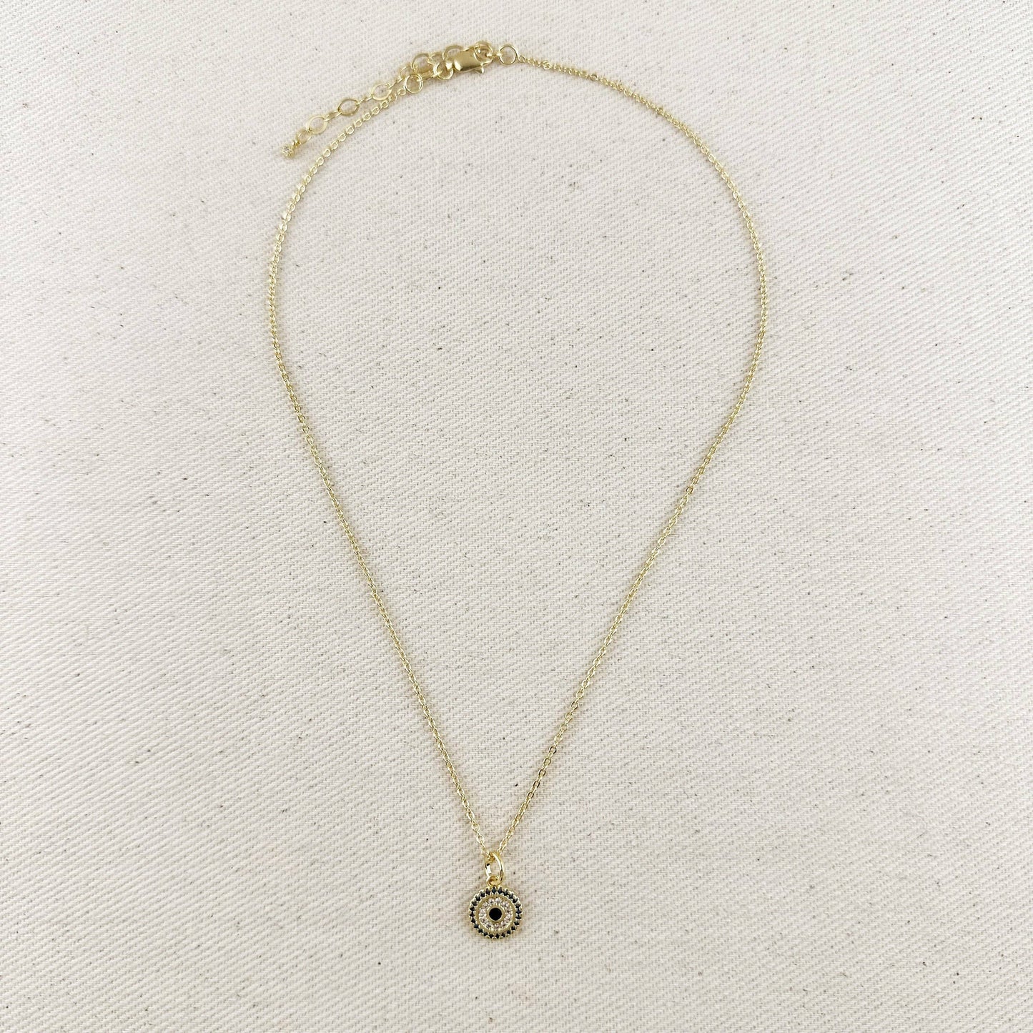 18k Gold Filled Protection Mandala Necklace