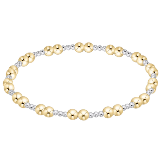 together mixed metal 4mm bracelet