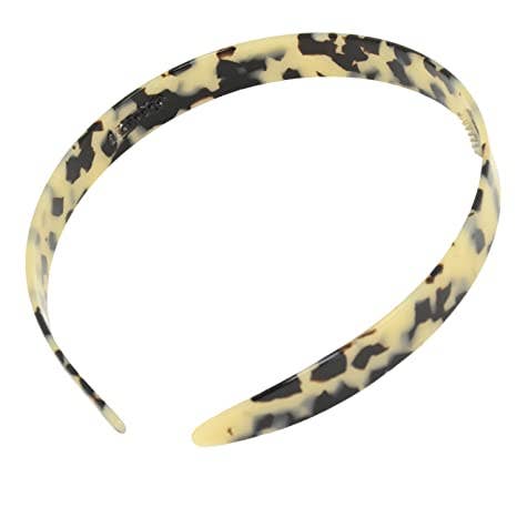French Amie Wide Headband 1/2" Handmade Cellulose Hair Accessories Women & Girls