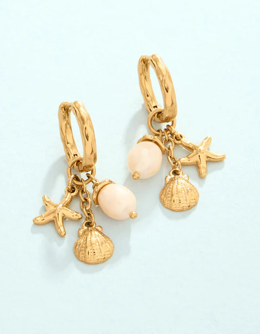 Sea Island Convertible Hoop Earrings