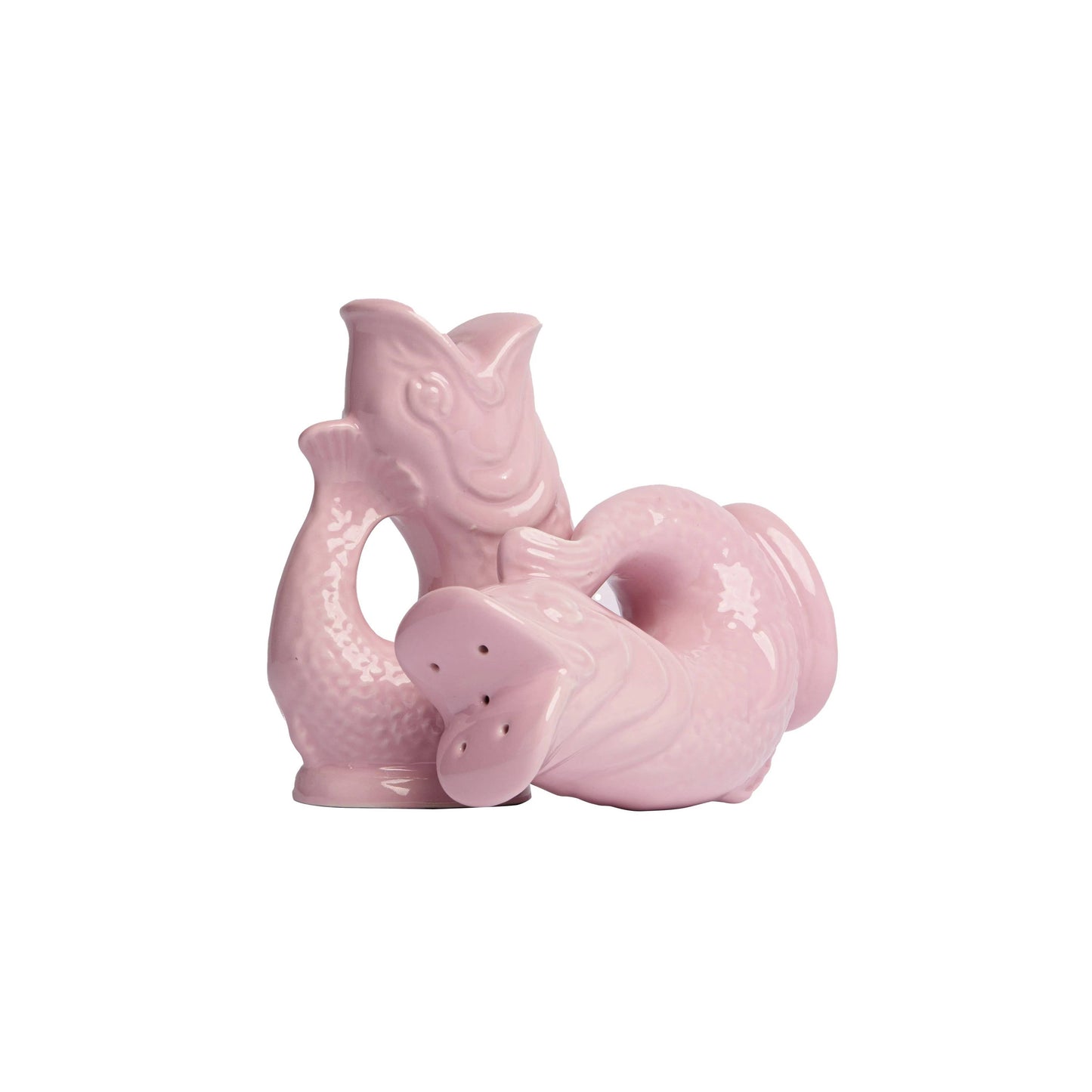 Baby Pink Gluggle Salt & Pepper Shakers