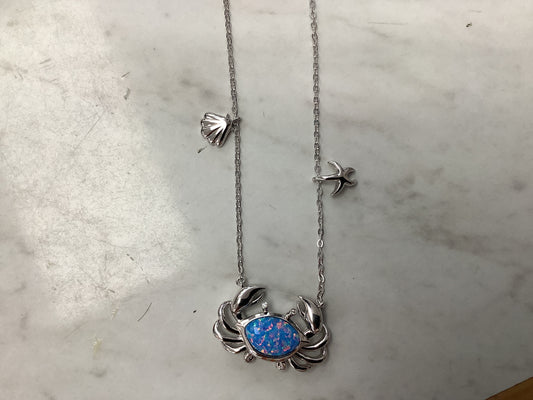 Opal Crab Necklace