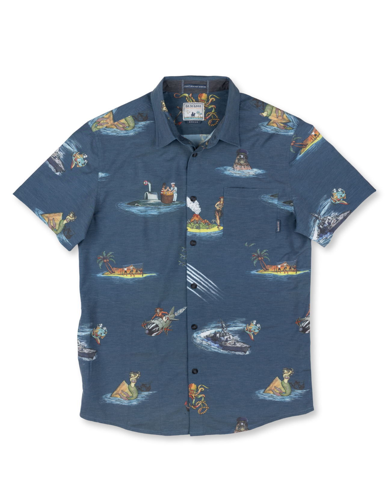 SAILOR STORIES - NAVY VAGABOND™ BUTTON UP