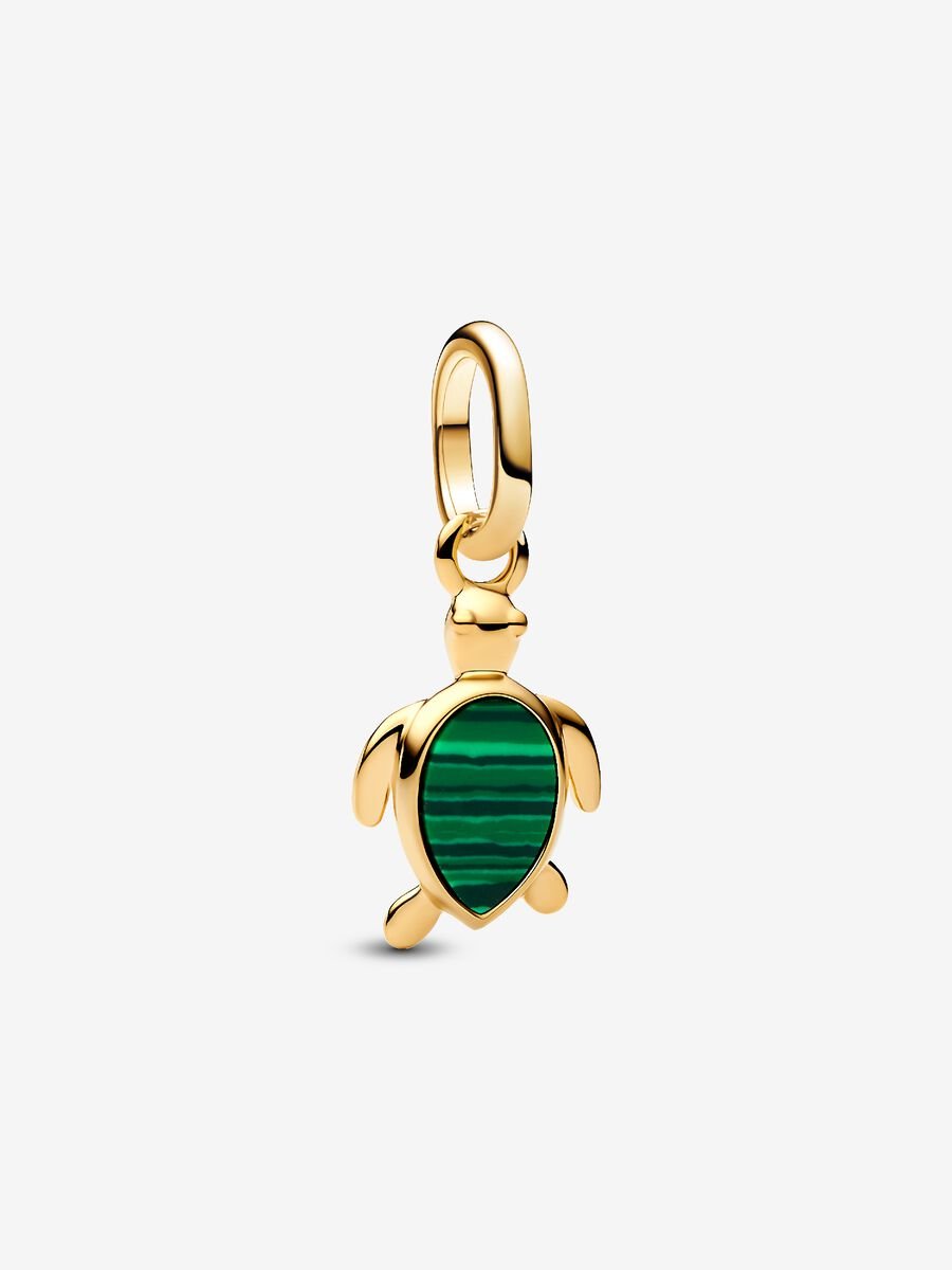 Green Turtle Mini Dangle Charm