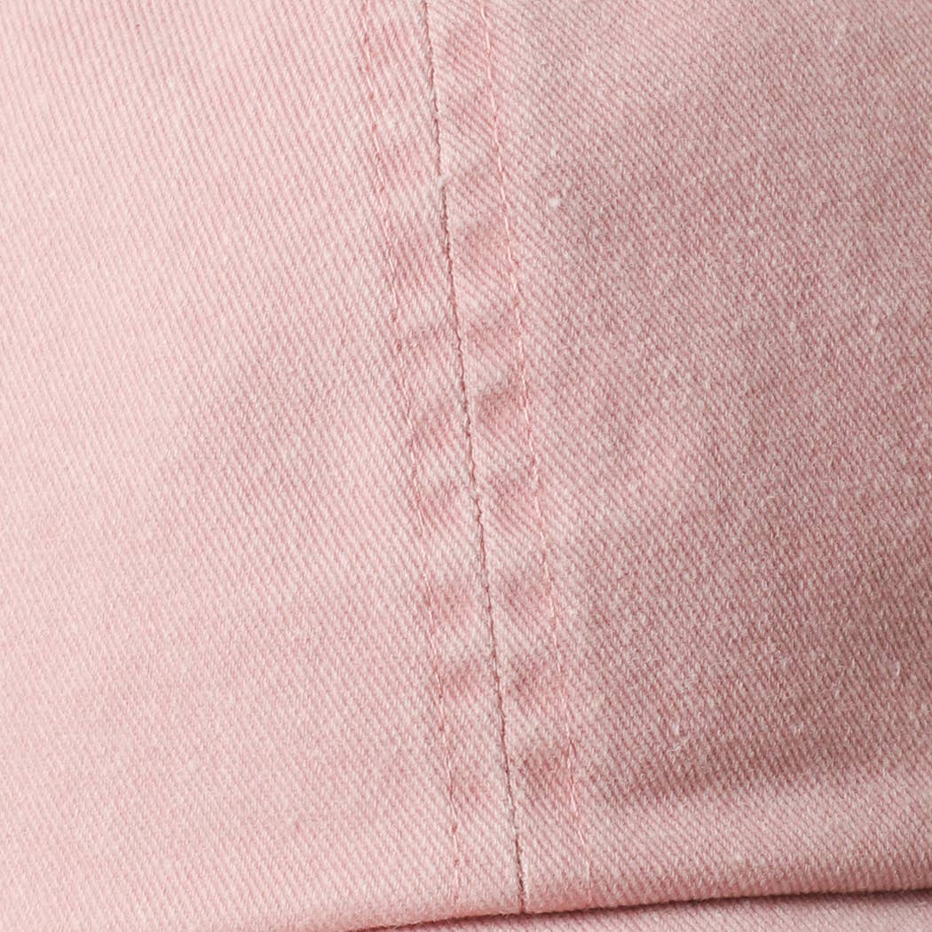 Pastel Tone Pigment Dyed Cotton Baseball Dad Cap