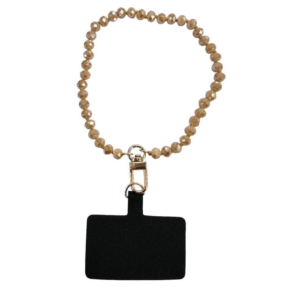 Crystal Beaded Phone Wristlets
