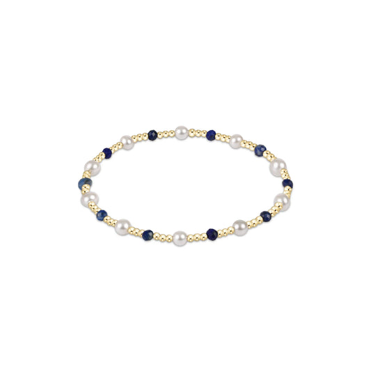 Pearl Sincerity 4mm Lapis- Extends