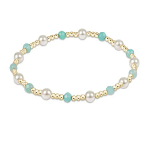 Pearl Sincerity Pattern 4mm Bead Bracelet