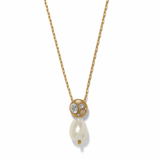 Trust Your Journey Petite Pearl Necklace