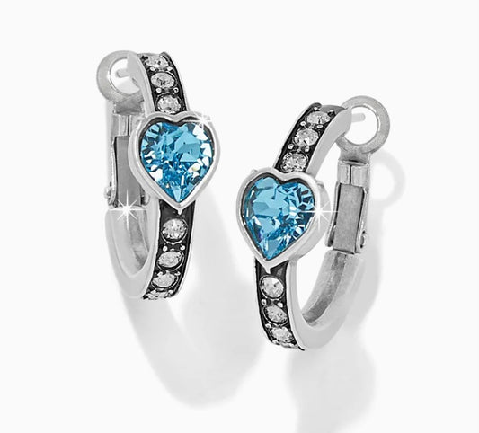 Mystery Of Love Heart Hoop Earrings