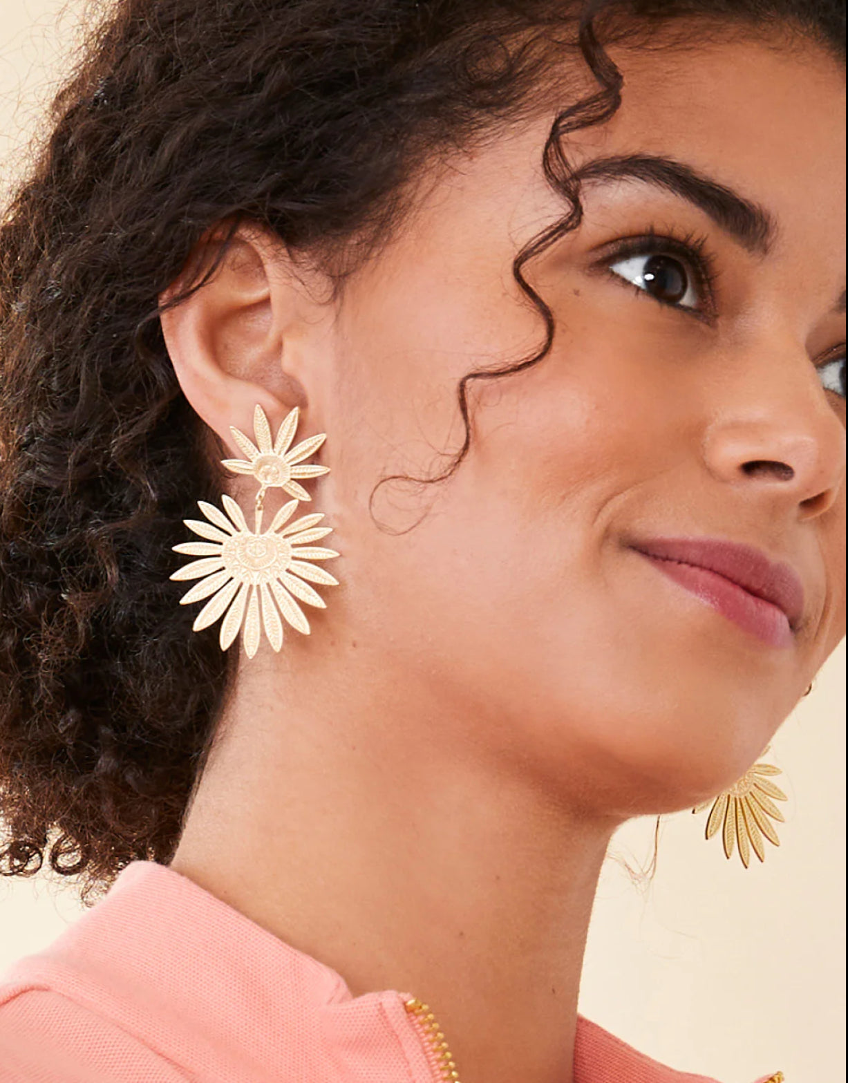 Palmetto Earrings Gold