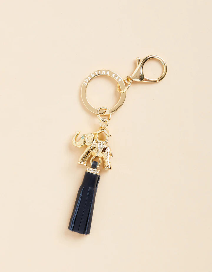 Icon keychain Elephant Navy