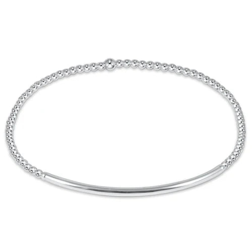 classic sterling 2mm bead bracelet - bliss bar sterling
