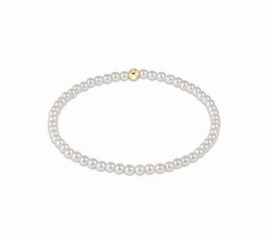 Classic Pearl 3mm Bead Bracelet