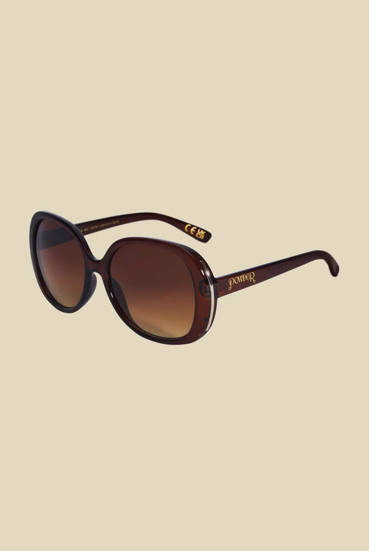 Evelyn Mahogany Sunglassese