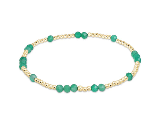 Enewton Hope Unwritten Gemstone Bracelet - Green Onyx