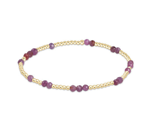 Enewton Hope Unwritten Gemstone Bracelet - Ruby