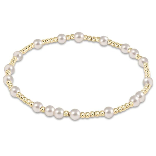 Hope Unwritten 4mm Pearl Bracelet